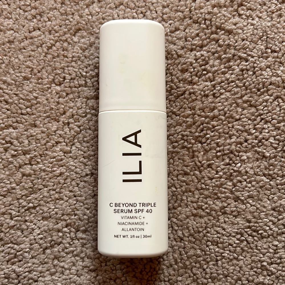 Ilia C Beyond Triple Serum SPF 40 mineral sunscreen with vitamin c